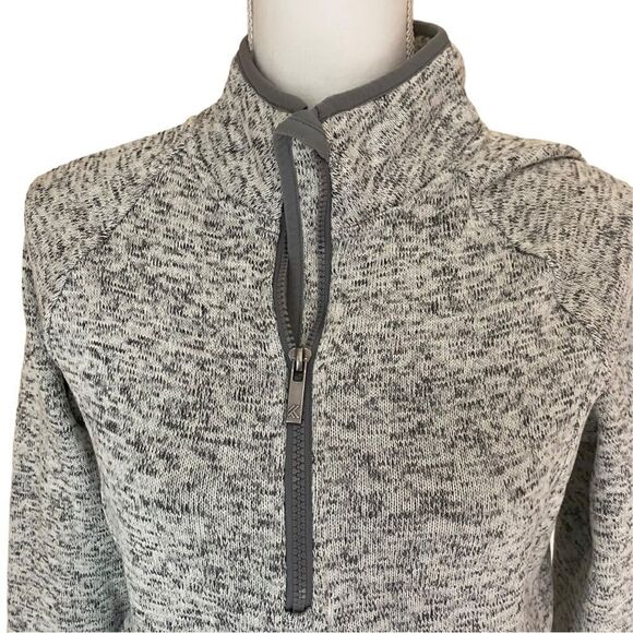 Kyodan Outdoor Grey Quarter Zip Sweatshirt Size Medium - Picture 3 of 6